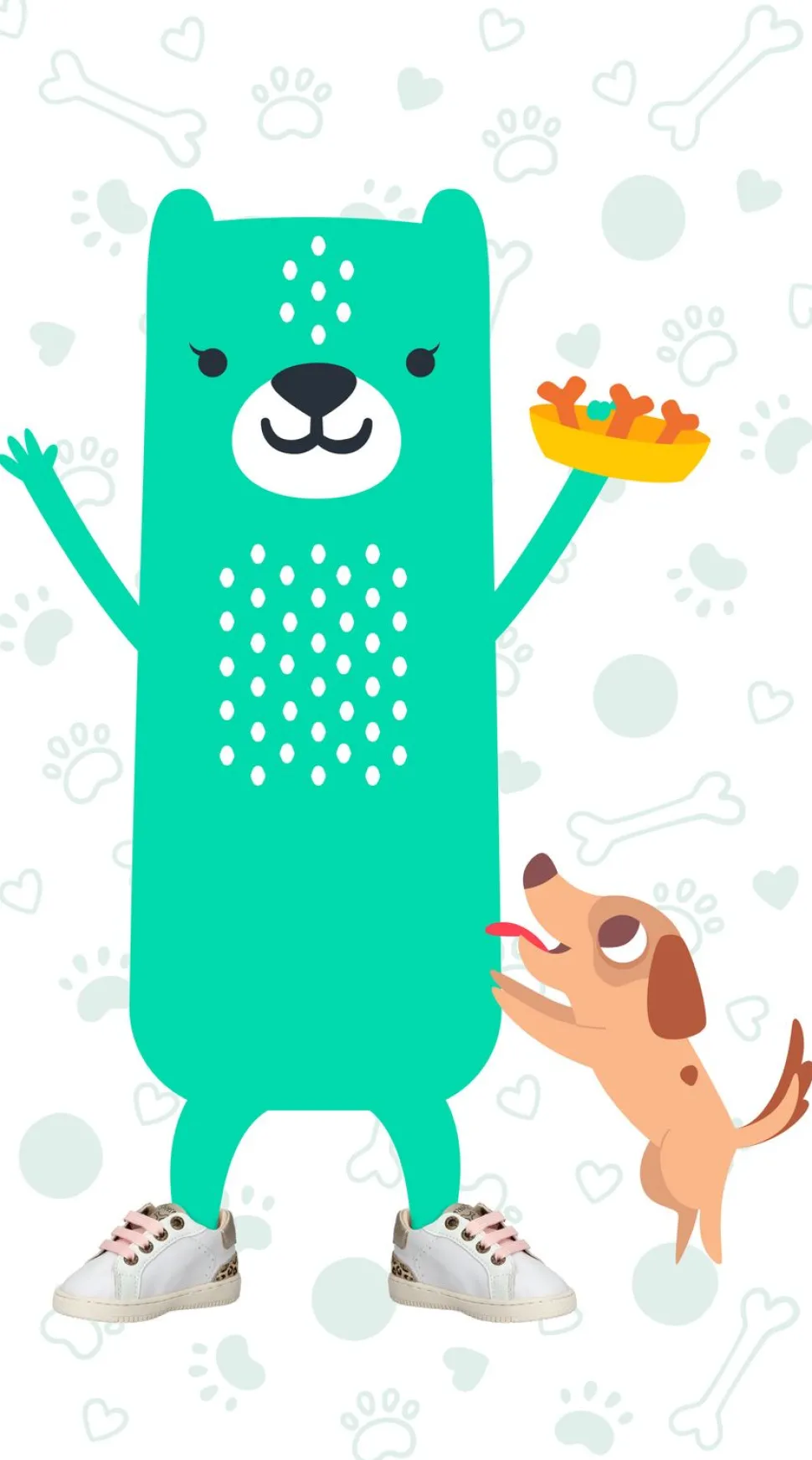 Shoesme Baby-Proof Sneakers Wit Meisjes