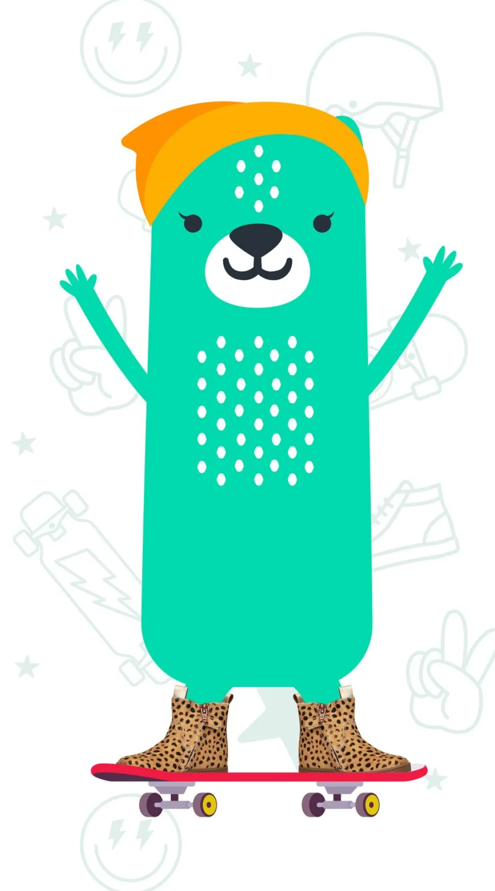 Shoesme Flex Chelseaboots Cognac Meisjes