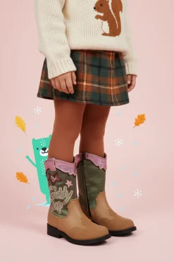 Shoesme Westernboots Bruin Meisjes