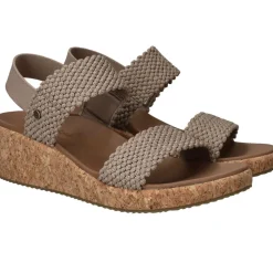 Skechers Arch Fit Beverlee Springy Feels Sandalen Taupe Dames