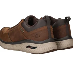 Skechers Arch Fit Crosser Waterproof Sneakers Bruin Heren