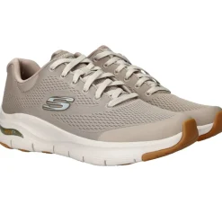 Skechers Arch Fit Sneakers Taupe Heren