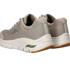 Skechers Arch Fit Sneakers Taupe Heren