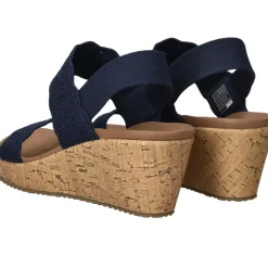 Skechers Beverlee Timeless Touch Sandalen Blauw Dames