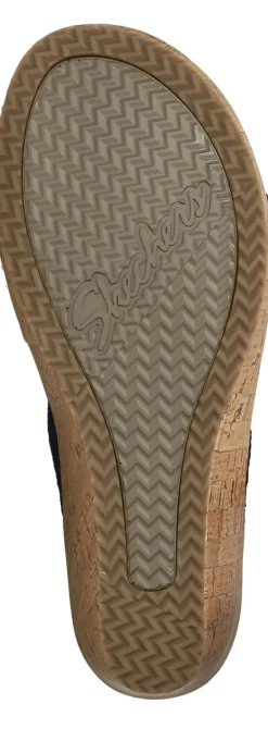 Skechers Beverlee Timeless Touch Sandalen Blauw Dames