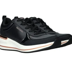 Skechers Billion 2 Fine Shine Sneakers Zwart Dames
