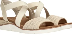 Skechers Bobs Arch Fit Beach Kiss Sandalen Beige Dames