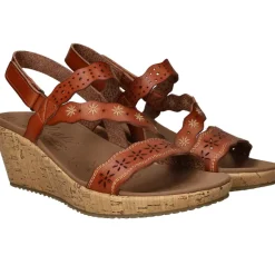 Skechers Cherished Aura Sleehakken Cognac Dames