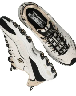 Skechers D Lites Retro Rewind Sneakers Beige Dames