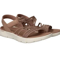 Skechers Go Walk Flex Sandalen Taupe Dames