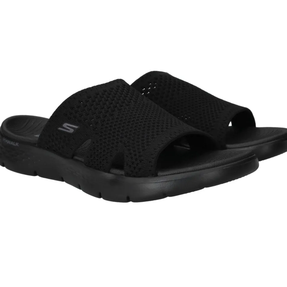 Skechers Go Walk Flex Slippers Zwart Dames