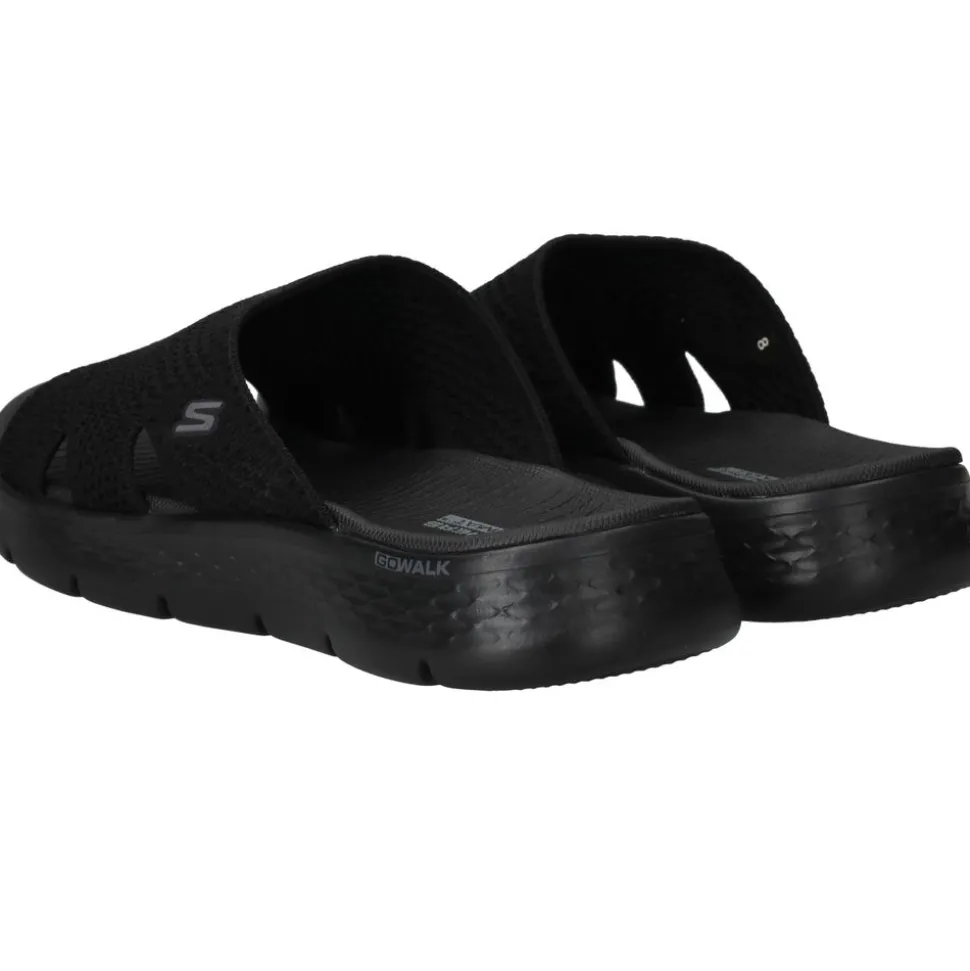 Skechers Go Walk Flex Slippers Zwart Dames