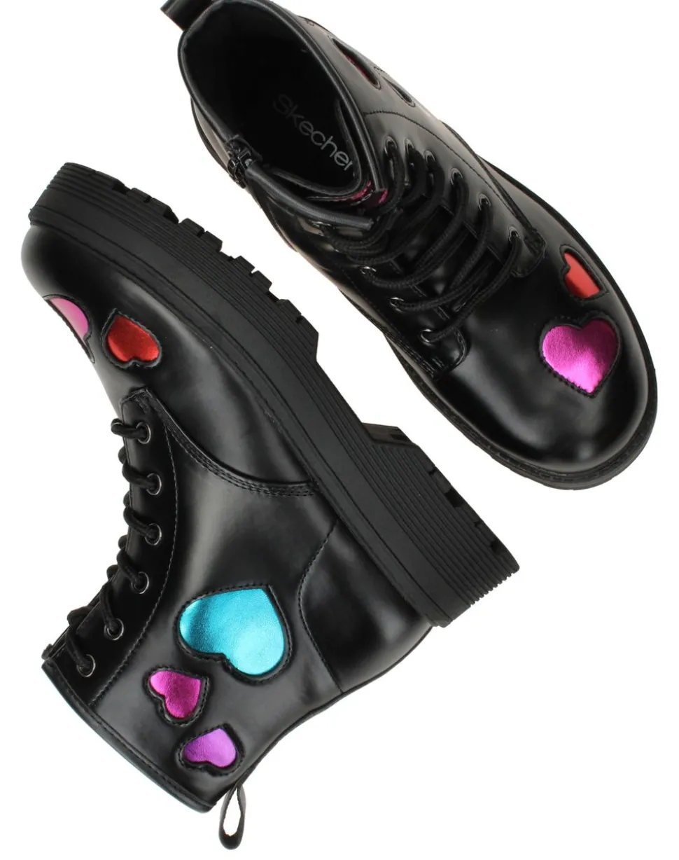 Skechers Gravlen Hi Boots Zwart Meisjes