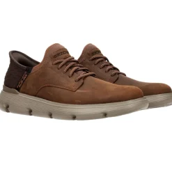 Skechers Hands Free Slip-ins Garza-Gervin Wide Instappers Cognac Heren