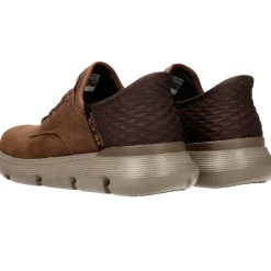 Skechers Hands Free Slip-ins Garza-Gervin Wide Instappers Cognac Heren