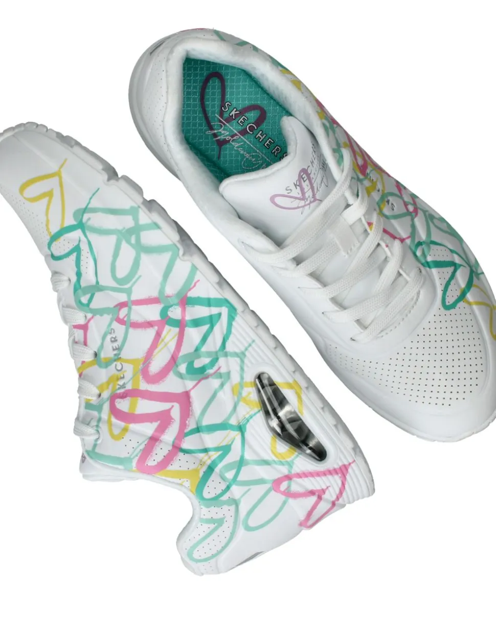 Skechers JGoldcrown Uno Changed Love Sneakers Multi Dames
