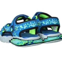 Skechers Mega Splash 4K Sandalen Blauw Jongens