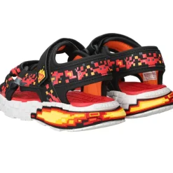 Skechers Mega Splash 4K Sandalen Rood Jongens