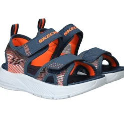 Skechers Microspec Splash Sandalen Blauw Jongens