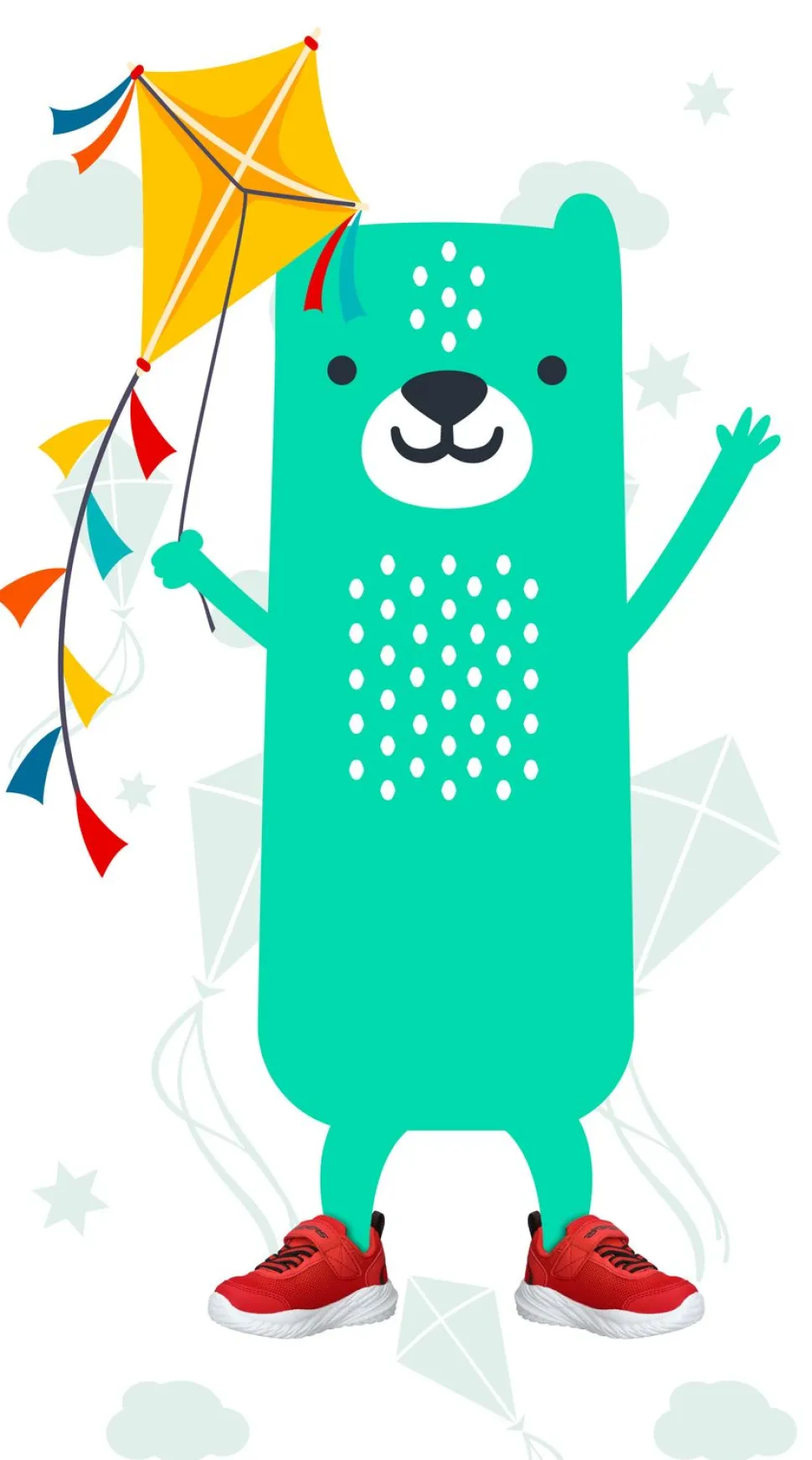 Skechers Nitro Sprint Sneakers Rood Jongens