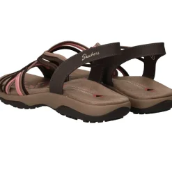 Skechers Reggae Slim Simply Stretch Sandalen Bruin Dames