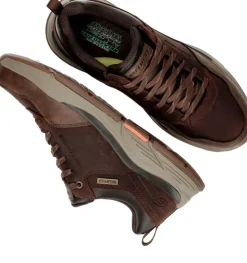 Skechers Relaxed Fit Benago Hombre Waterproof Sneakers Bruin Heren