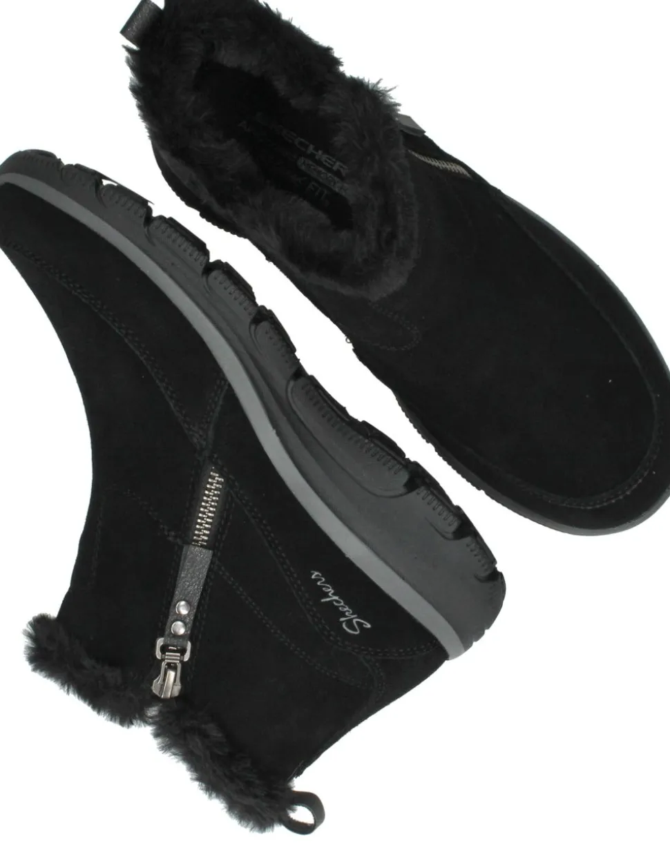 Skechers Relaxed Fit Easy Going Cool Zip! Boots Zwart Dames