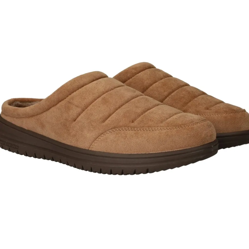 Skechers Relaxed Fit Murette Garvanza Pantoffels Bruin Heren