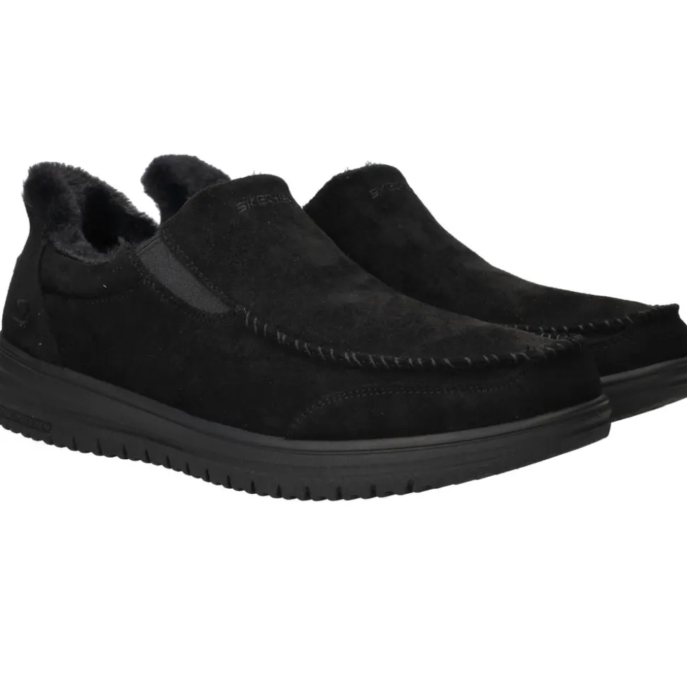 Skechers Relaxed Fit Slip-Ins Murette Scofield Zwart Heren