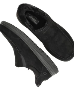 Skechers Relaxed Fit Slip-Ins Murette Scofield Zwart Heren