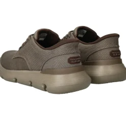 Skechers Slip-Ins Garza Clive Instappers Taupe Heren