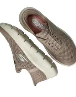 Skechers Slip-Ins Go Walk Flex Instappers Taupe Dames