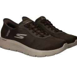 Skechers Slip-Ins Go Walk Flex Sneakers Bruin Heren