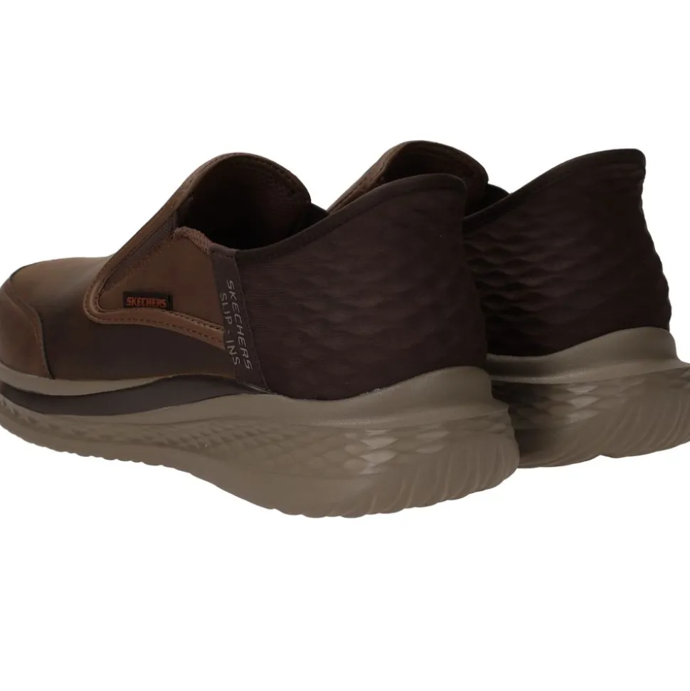 Skechers Slip-Ins Relaxed Fit Slade Cooper Instappers Bruin Heren