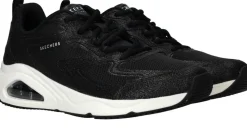 Skechers Tres Air Uno Glit Airy Sneakers Zwart Dames