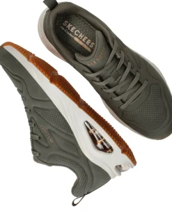 Skechers Tres Air Uno Sneakers Groen Dames