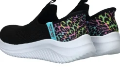 Skechers Ultra Flex 3.0 Colory Wild Slip-Ins Sneakers Zwart Meisjes