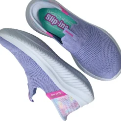 Skechers Ultra Flex 3.0 Colory Wild Slip-Ins Sneakers Paars Meisjes