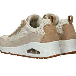 Skechers Uno 2 Much Fun Sneakers Beige Dames