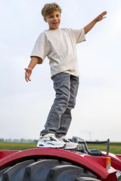 Skechers Uno Gen1 Color Rays Sneakers Beige Jongens