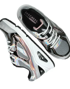 Skechers Uno Gen1 Platinum Flash Sneakers Zilver Meisjes