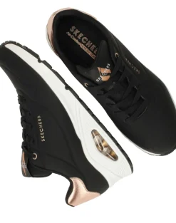 Skechers Uno Golden Air Sneakers Zwart Dames