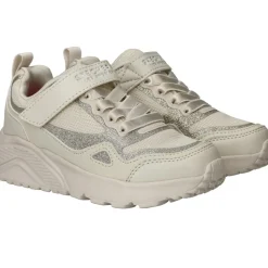 Skechers Uno Lite Glisten Steps Sneakers Beige Meisjes
