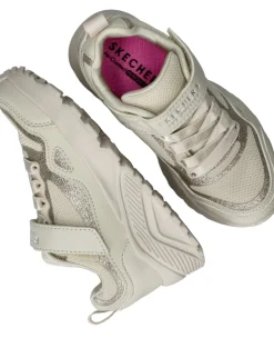 Skechers Uno Lite Glisten Steps Sneakers Beige Meisjes