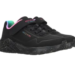 Skechers Uno Lite Rainbow Specks Sneakers Zwart Meisjes
