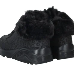 Skechers Uno Lite Veterboots Zwart Meisjes