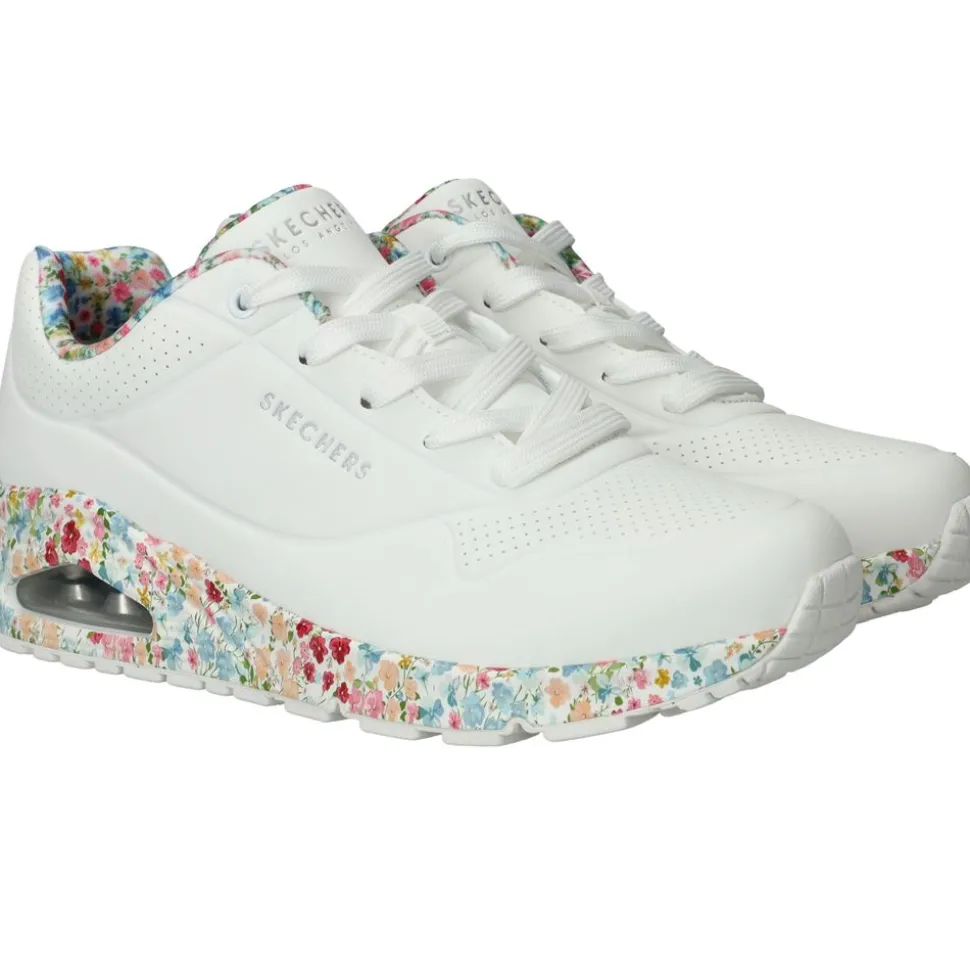Skechers Uno Majestic Garden Sneakers Wit Dames