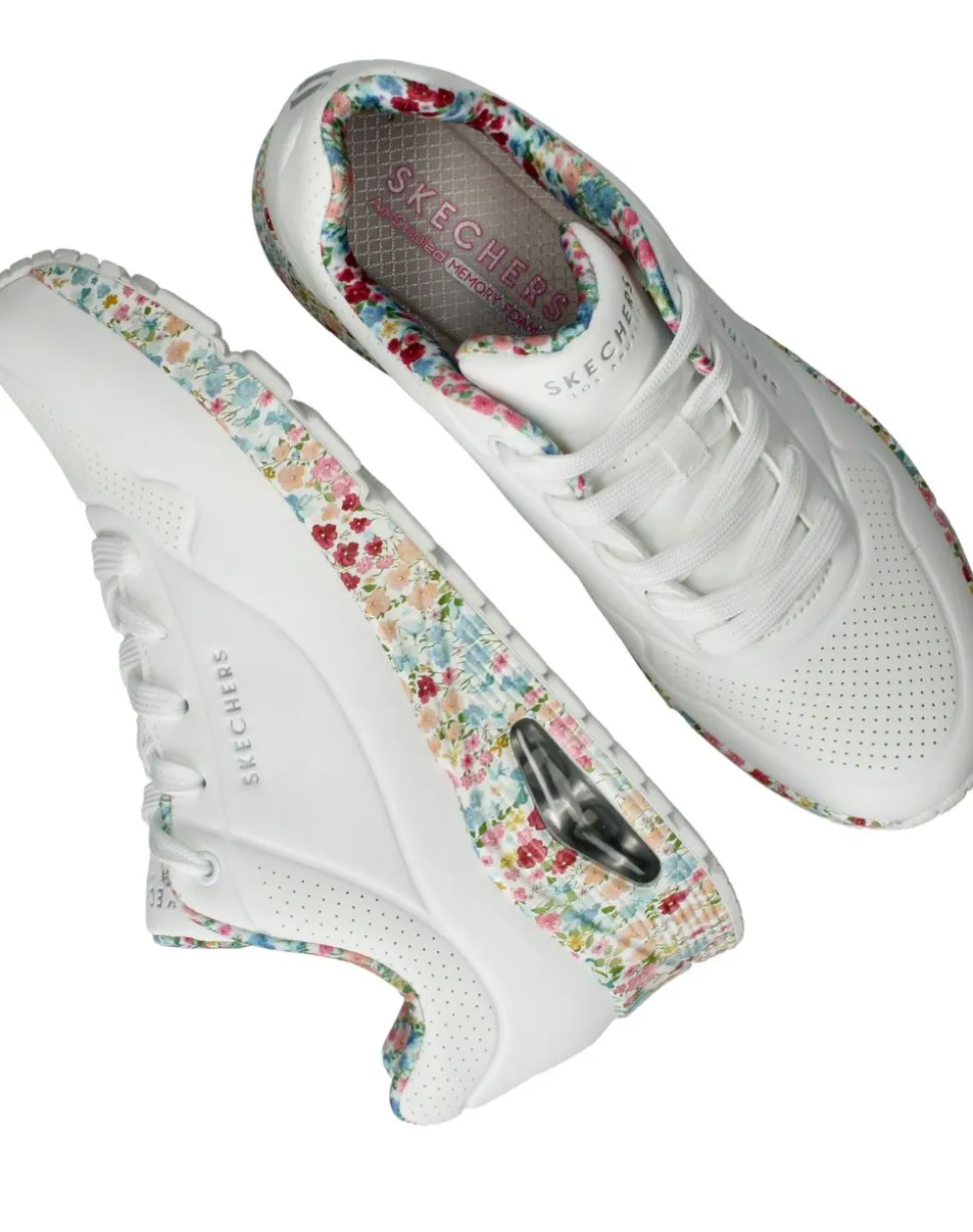 Skechers Uno Majestic Garden Sneakers Wit Dames