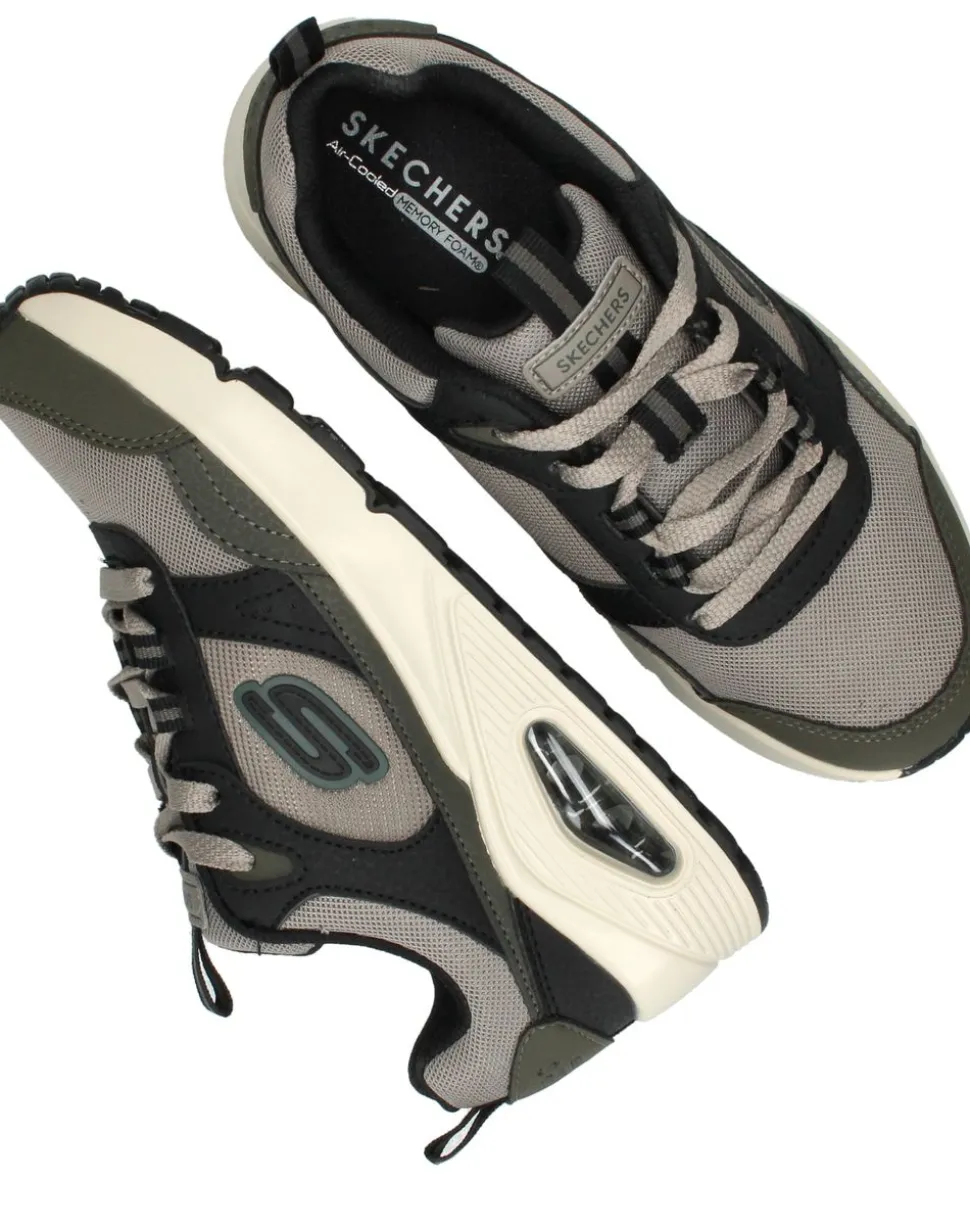 Skechers Uno Retro Groove Sneakers Grijs Jongens