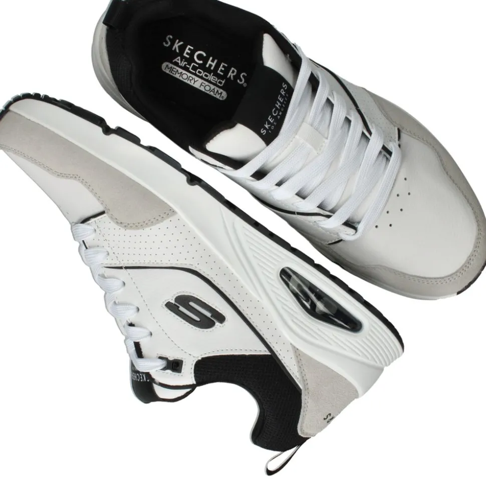 Skechers Uno Retro One Sneakers Wit Heren